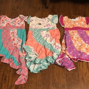 Jelly the Pug dresses. 3 dresses size 10. Like new
